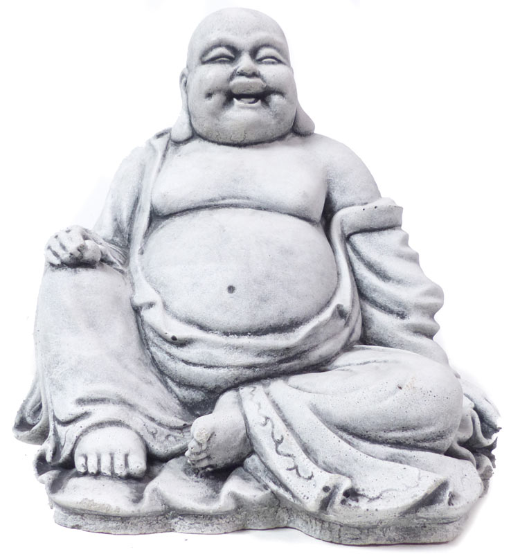 Buddha aus Kunststein