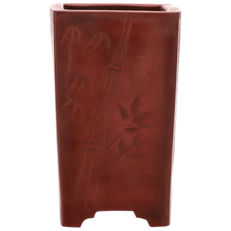 Tokonameschale BIGEI - ca. 9 x 9 x 15 cm Bonsaischale aus der Töpferei BIGEI , aus dem für seine Keramik-Produkte weltberühmten Ort Tokoname.
Die traditionsreichen Töpfereien in Tokoname stellen schon seit Jahrhunderten Schalen für Bonsai her und werden besonders für ihre überragende Ausführung,