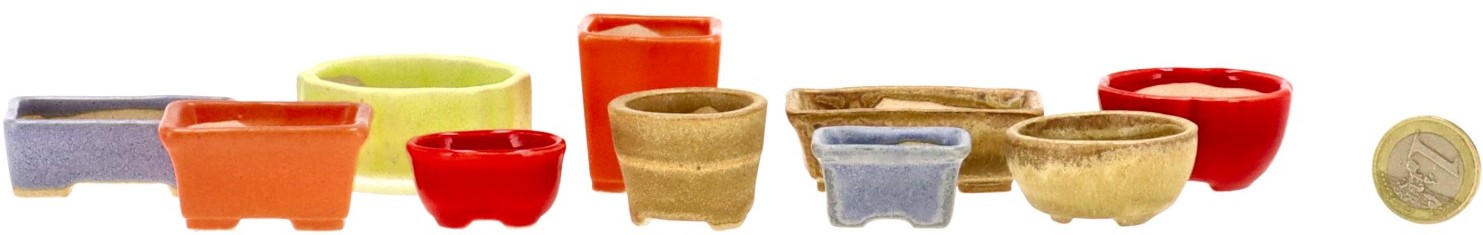 Juego de mini macetas