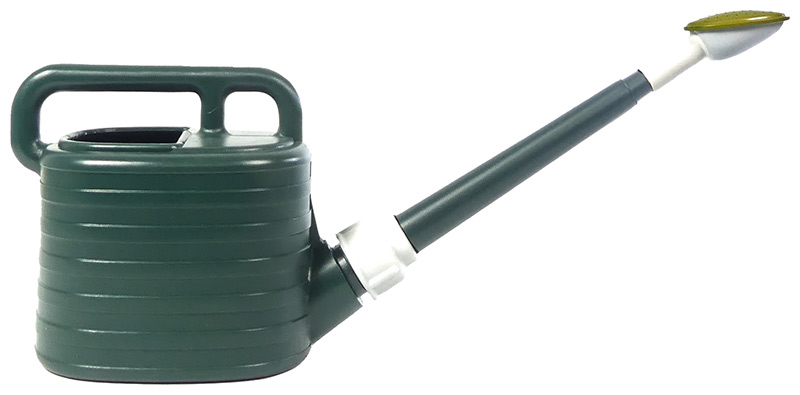 Kunststoff-Gießkanne mit Sieb   - 2 Liter Gießkanne 
Material: Kunststoff.
Fassungsvermögen: ca. 2 l