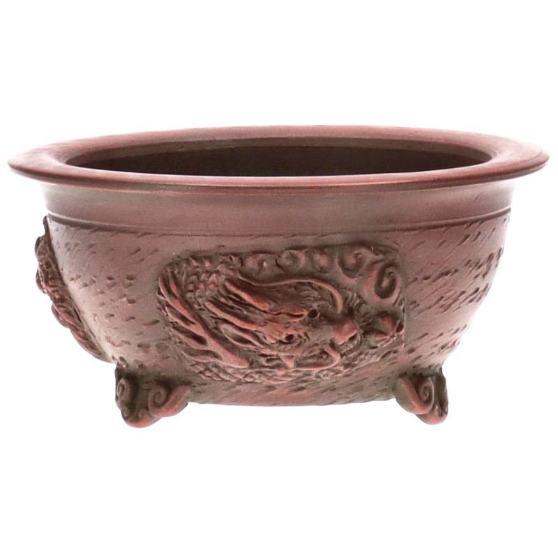 Bonsaischale aus dem für seine Keramik-Produkte weltberühmten Ort Tokoname.
Die traditionsreichen Töpfereien in Tokoname stellen schon seit Jahrhunderten Schalen für Bonsai her und werden besonders für ihre überragende Ausführung, Funktionalität und Forms