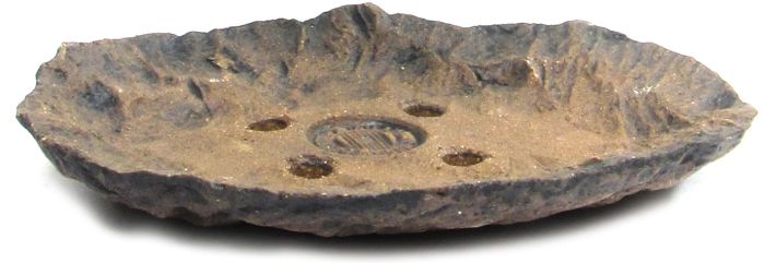 Walsall-Schale - ca. 10 x 7,5 x 2 cm Handgemachte Bonsaischale von Walsall Studio
