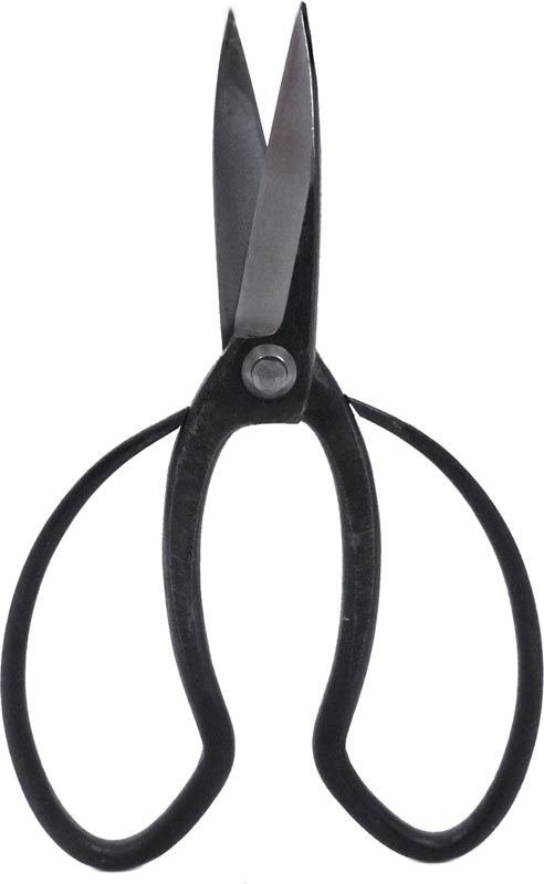 Bonsaischere, Linkshänder (breit) Bonsaischere speziell für Linkshänder, handgeschmiedet und von sehr hoher Qualität. 
Nützliches Allroundwerkzeug für Rückschnitte bei Zimmer-und Freilandbonsai sowie Wurzelschnitte.
Made in Japan.
Länge: 200 mm