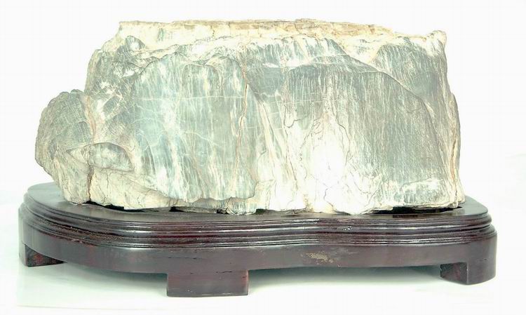 Suiseki - ca. 32 x 21 x 18 cm Suiseki mit Dai