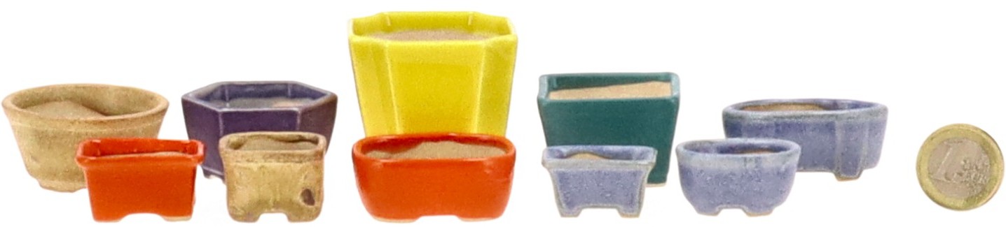 Set met minischalen