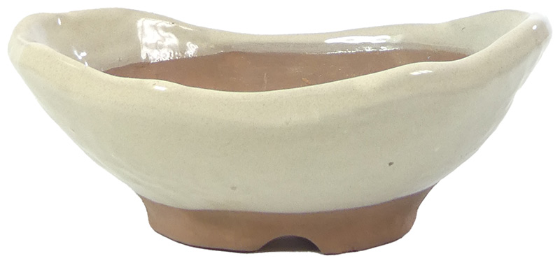 Schale - ca. 14 x 9,5 x 5 cm Handgemachte Bonsaischale.