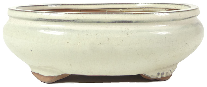 Schale - ca. 19,5 x 14,5 x 6,5 cm Handgemachte Bonsaischale.