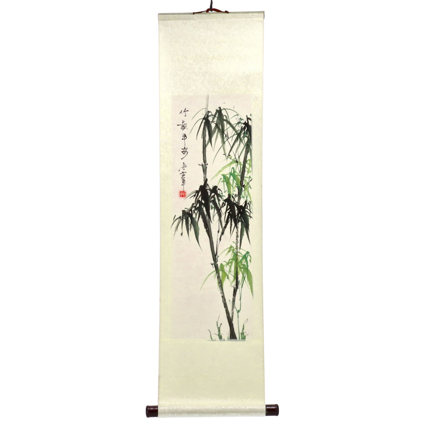 Rollbild (handgemalt) - Bambus   