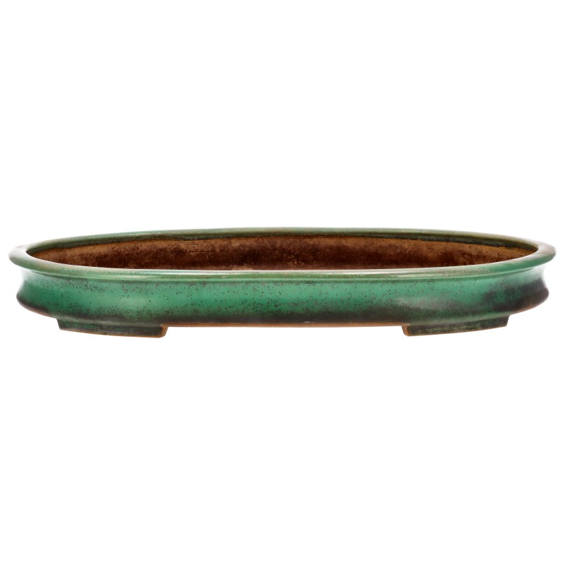 Bonsaischale aus der Töpferei YAMAFUSA , aus dem für seine Keramik-Produkte weltberühmten Ort Tokoname.
Die traditionsreichen Töpfereien in Tokoname stellen schon seit Jahrhunderten Schalen für Bonsai her und werden besonders für ihre überragende Ausführu
