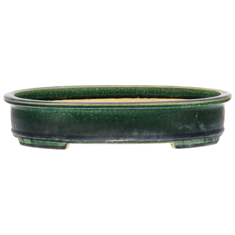 Tokonameschale MAZAN - ca. 40 x 32 x 8 cm Bonsaischale aus der Töpferei MAZAN, aus dem für seine Keramik-Produkte weltberühmten Ort Tokoname.
Die traditionsreichen Töpfereien in Tokoname stellen schon seit Jahrhunderten Schalen für Bonsai her und werden besonders für ihre überragende Ausführung,