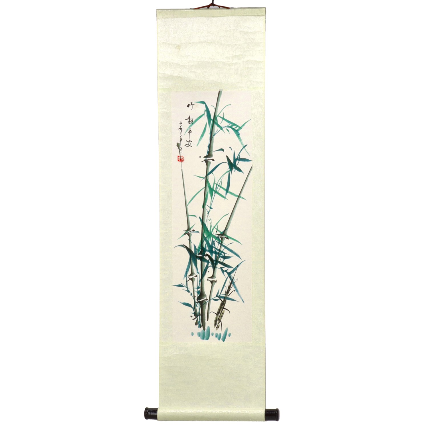 Rollbild (handgemalt) - Bambus 