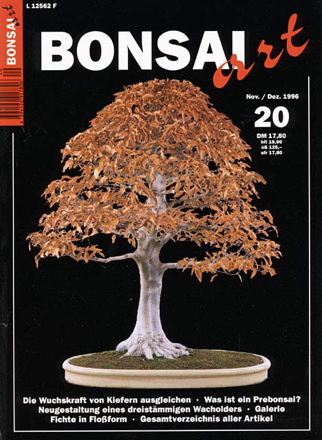 BONSAI ART 1996 (20), Nov/Dez. BONSAI ART 1996 (20), Nov/Dez.