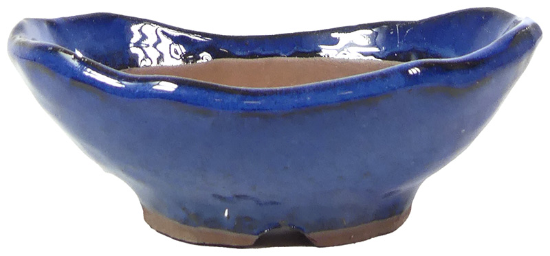 Schale - ca. 14 x 9,5 x 5 cm Handgemachte Bonsaischale.