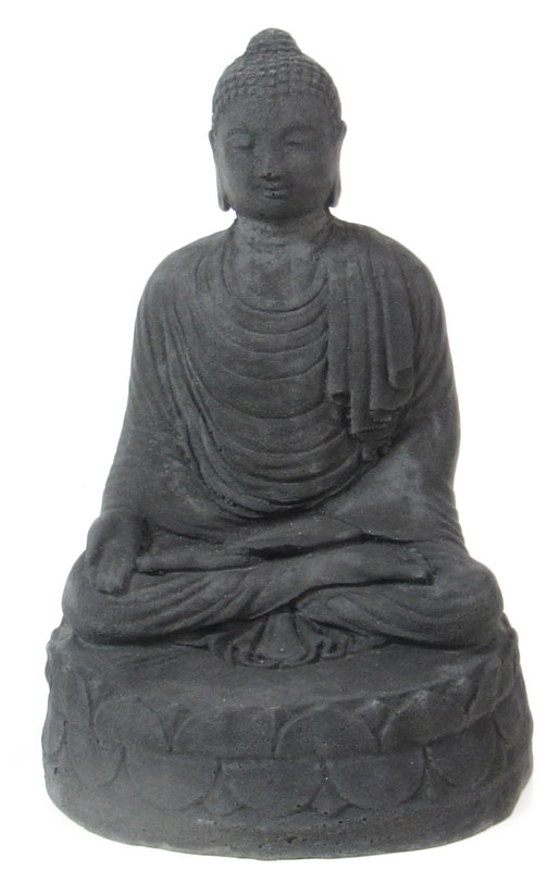 Buddha, freigiebig, aus Kunststein