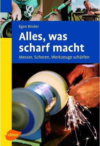 Alles, was scharf macht Wer ärgert sich nicht über stumpfe Messer, Scheren und Werkzeuge, wenn man sie dringend braucht?
Dieses Buch beschreibt die Geschichte der Schneidwerkzeuge und der Kunst des Messerchärfens und -schleifens. 
 
Es wird erklärt, wie man mit wenigen Maschinen