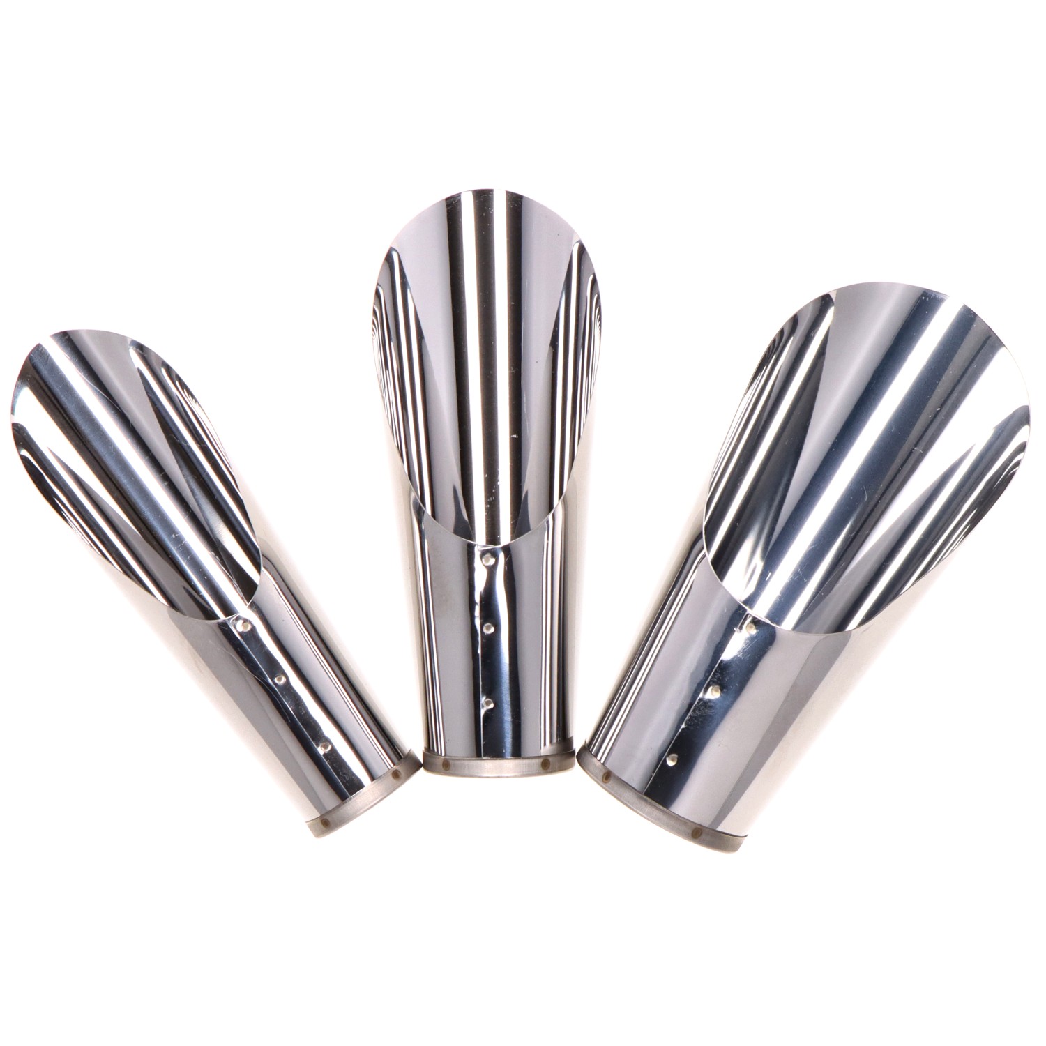 Set de pelles pour tamis de terre, 3 pièces (55,65 et 80 mm de diamètre)
