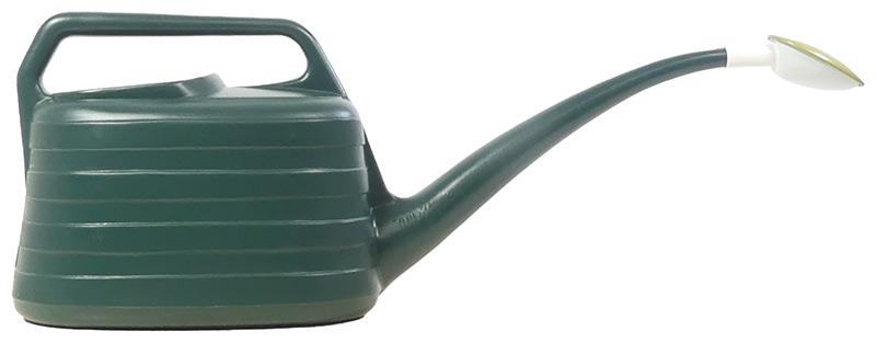 Kunststoff-Gießkanne mit Sieb - 5.5 Liter Gießkanne mit Sieb.
Material: Kunststoff.
Fassungsvermögen: ca. 5.5 l