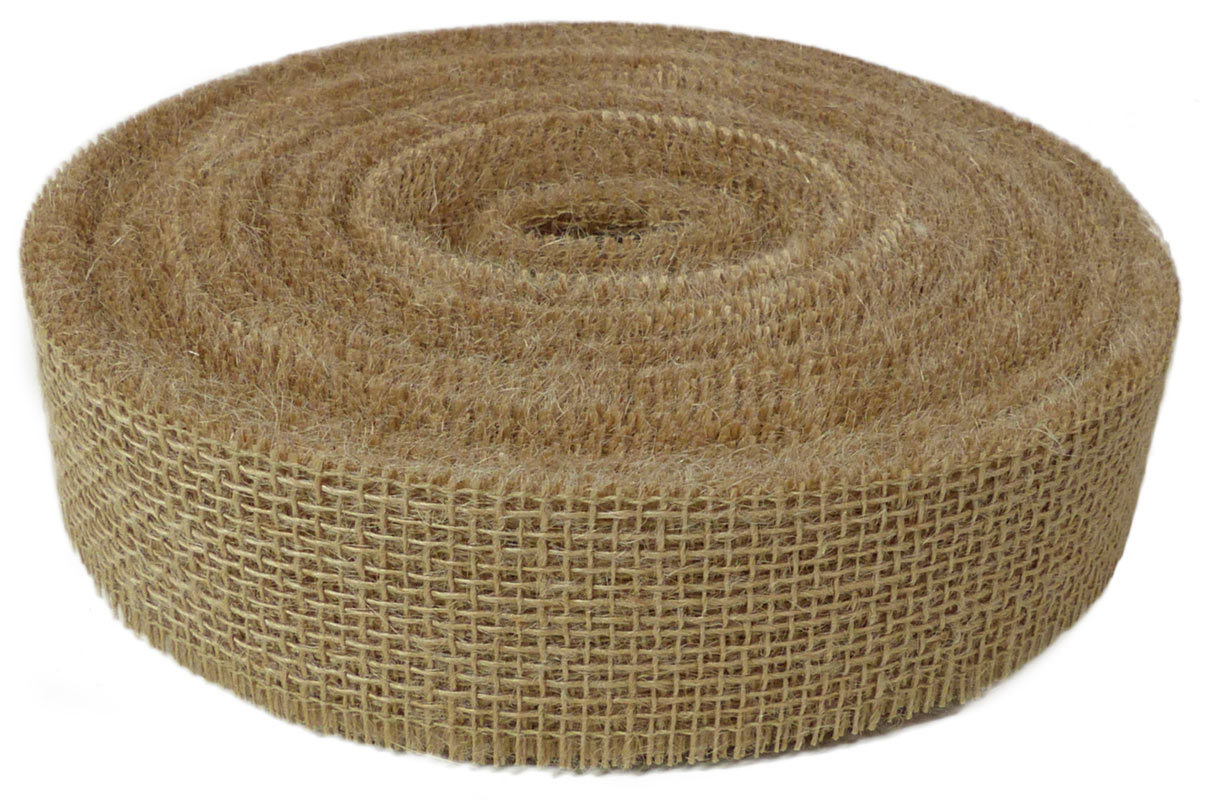 Das Juteband ist ein wichtiges Hilfsmittel bei Biegearbeiten. Es polstert die Äste und schützt das Cambium vor Druckstellen durch Draht, der zur Formgebung verwendet wird.

Breite: 50 mm
Länge: 40 m