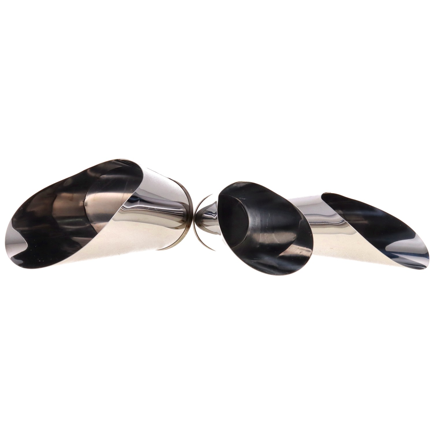 Set de pelles pour tamis de terre, 3 pièces (55,65 et 80 mm de diamètre)