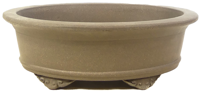 Schale - ca. 32,5 x 23,5 x 9,5 cm Handgemachte Bonsaischale.
