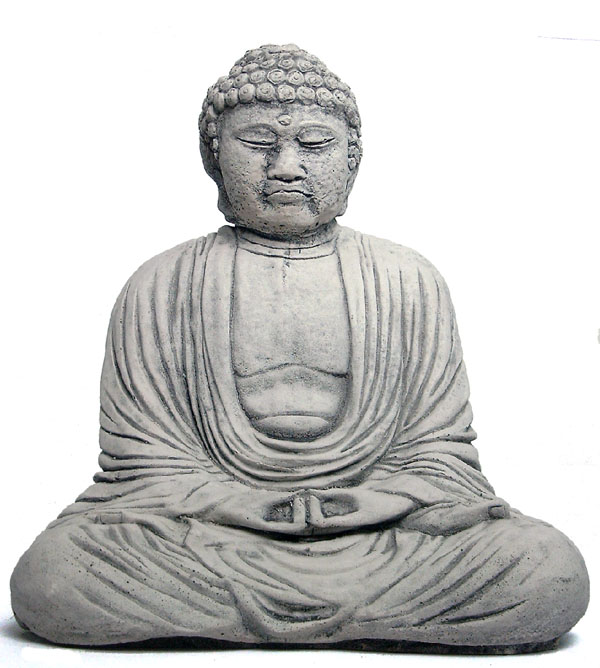 Buddha aus Kunststein