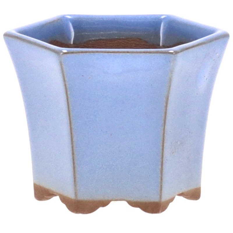 Mame Schale - ca. 7 x 7 x 6 cm Kleine Schale für Mame- oder Shohin-Bonsai. Ebenfalls passend für Beistellpflanzen (Kusamono oder Shitakusa).