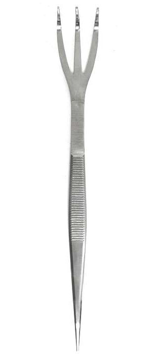 Pinzette mit Kralle (220 mm) Länge: 220 mm
Gewicht: 55 g
Material: Edelstahl