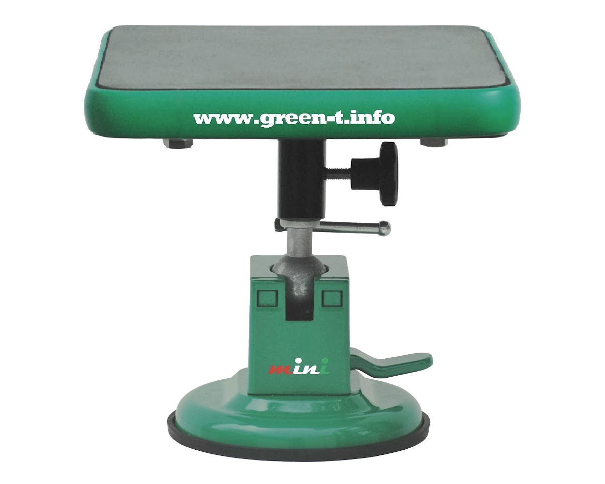 Green-T Mini Mesa giratoria de trabajo con ventosa, 20 x 20 x 19cm