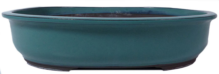 Schale - ca. 41,5 x 35,5 x 9 cm Handgemachte Bonsaischale.