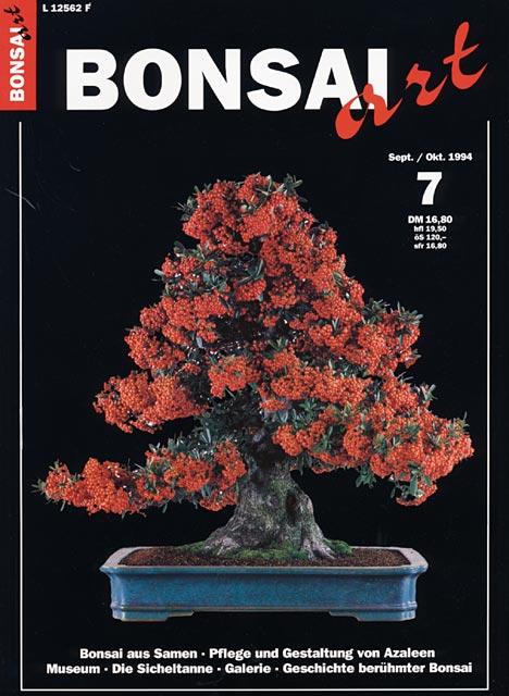 BONSAI ART 1994 (07), Sept./Okt. BONSAI ART 1994 (07), Sept./Okt.