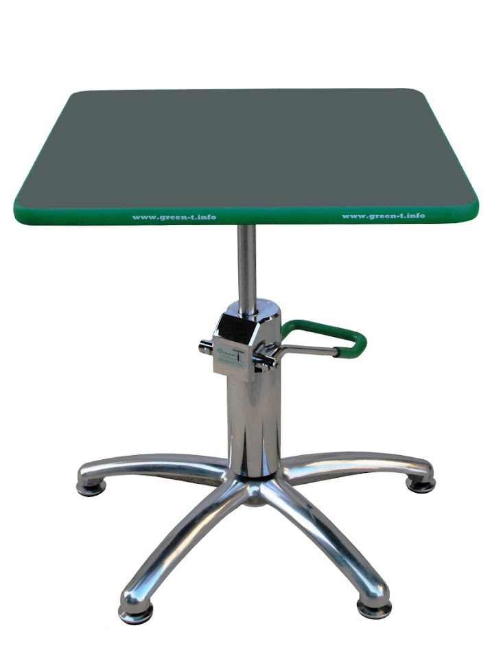 Green-T Basic Mesa giratoria de trabajo, 58cm x 58cm, cuadrada