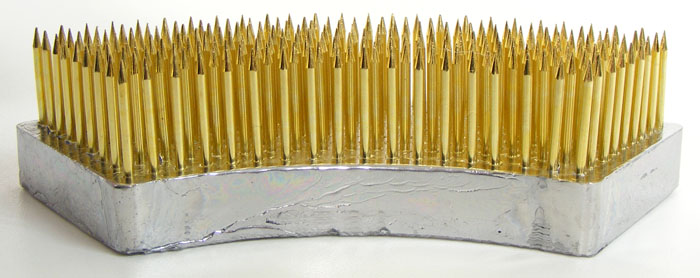 Kenzan, gebogen (100 x 35 mm)