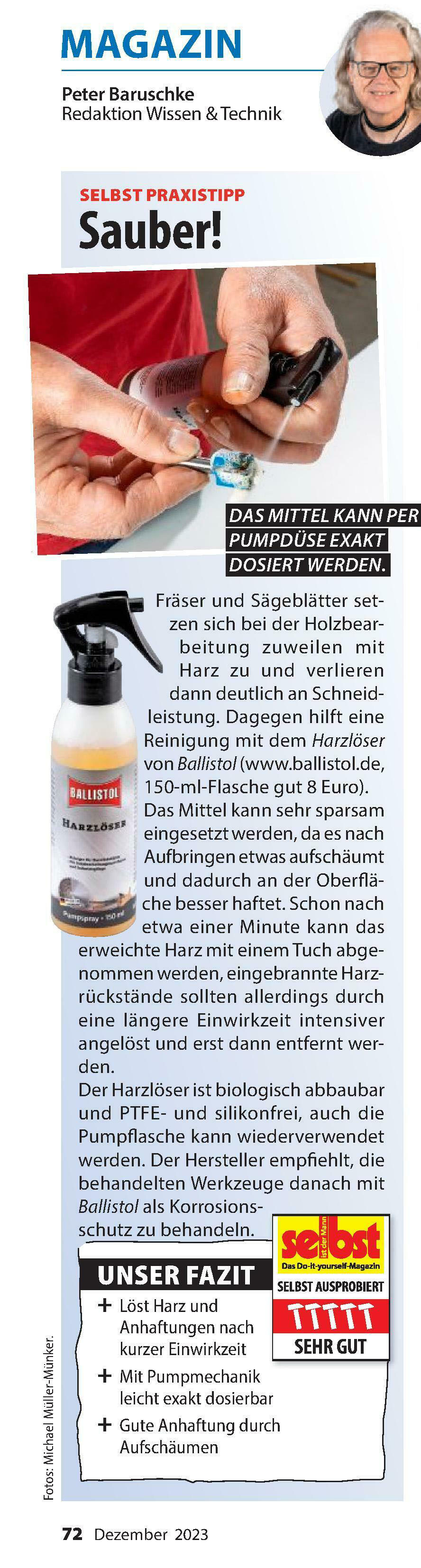 Ballistol Harzlöser (750 ml)