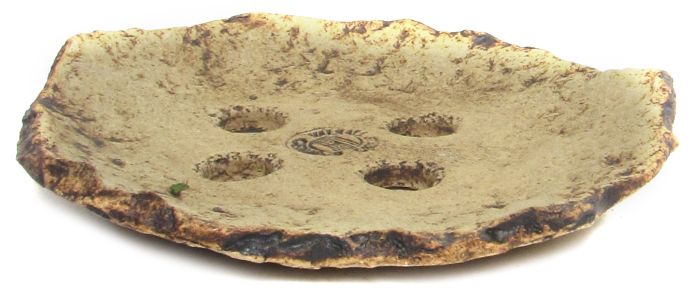 Walsall-Schale - ca. 11 x 10 x 2 cm Handgemachte Bonsaischale von Walsall Studio