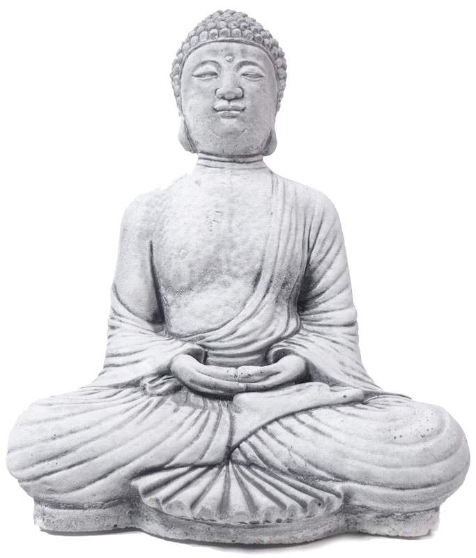 Buddha aus Kunststein