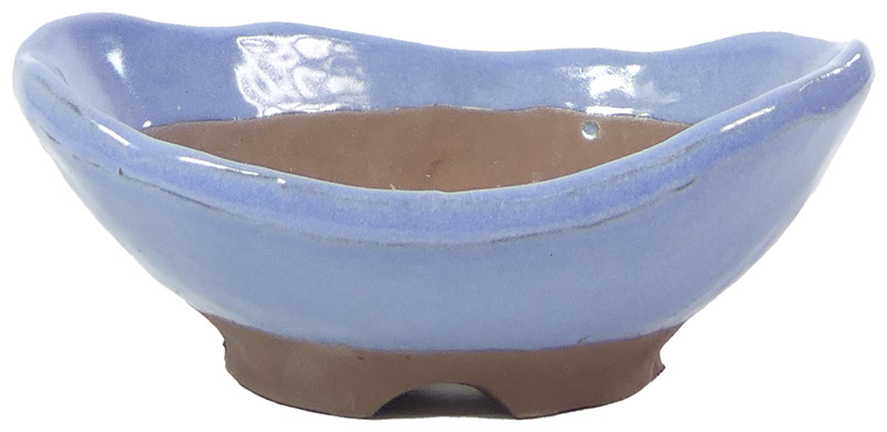 Schale - ca. 14 x 9,5 x 5 cm Handgemachte Bonsaischale.