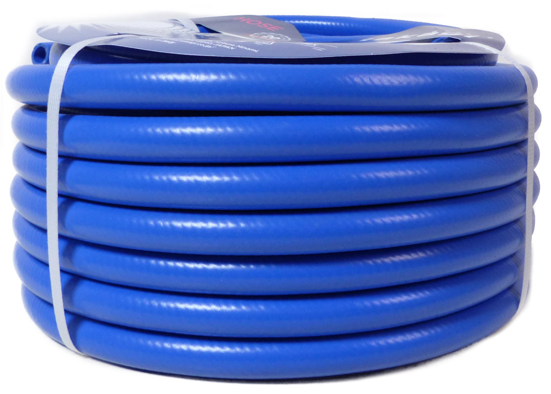 Takagi Premium Schlauch (30 m) - geschmeidiges Material
- spezielle Fertigungstechnik verhindert Knicken und Verdrehen
- sicherer UV-Schutz, algenresistent und wetterfest
- hoher Berstdruck von 30 bar
Innendurchmesser: 13 mm (1/2 Zoll)
Außendurchmesser: 17 mm
Länge: 30 m