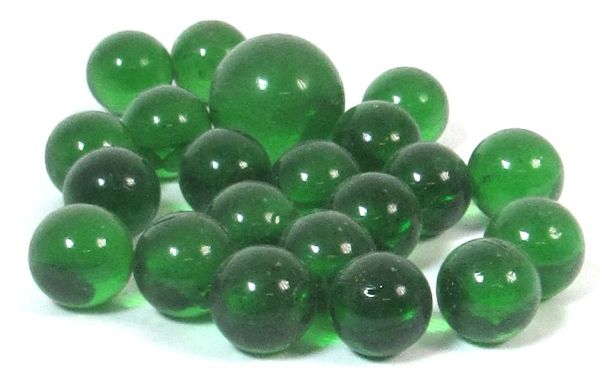 Billes en verre décoratives