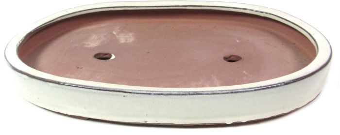 Schale - ca. 33,5 x 24 x 4,5 cm Innenmaße: ca. 30,5 x 21 cm
 
Handgemachte Bonsaischale.
