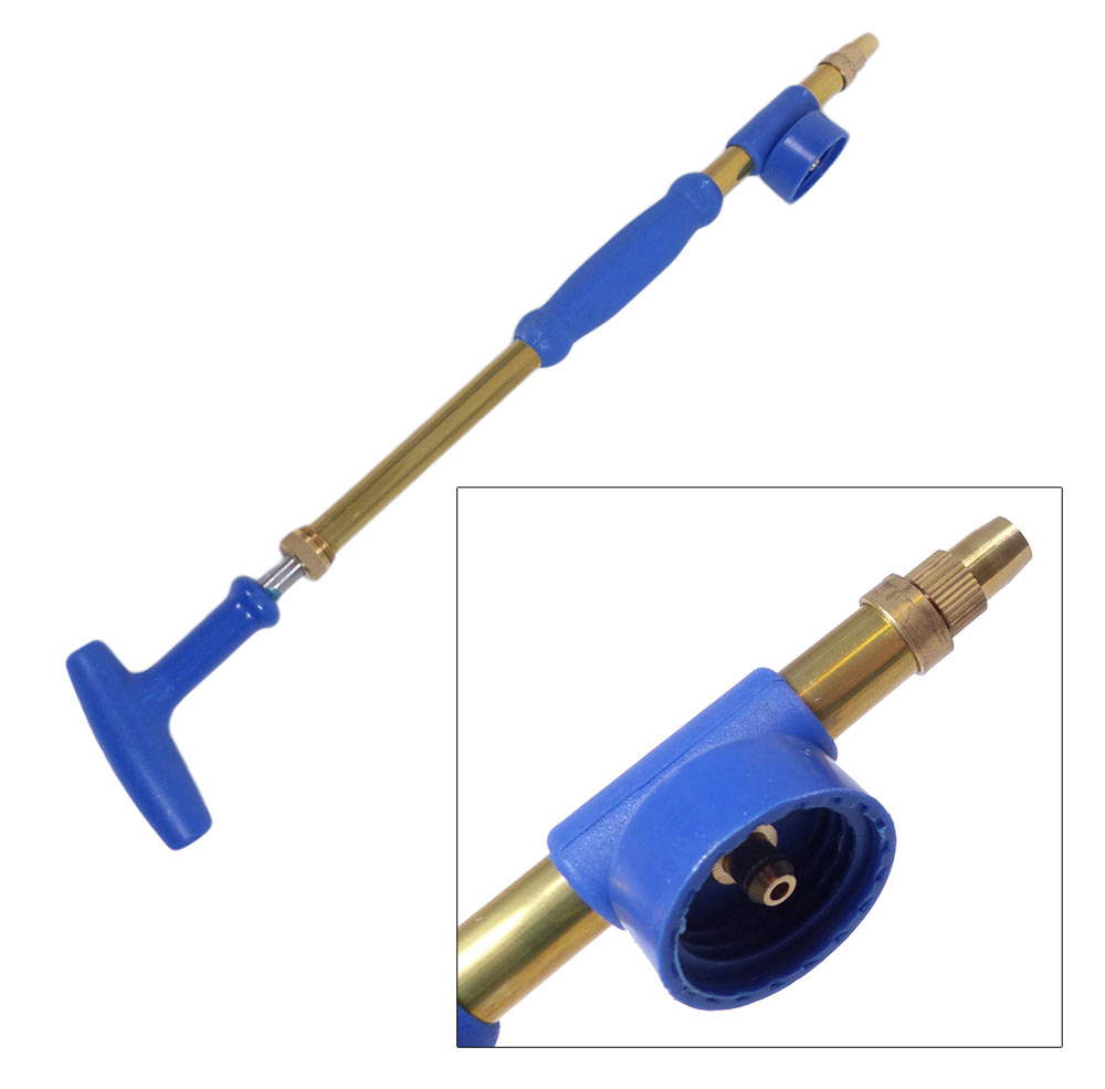 Sprühaufsatz (Messing) Sprühaufsatz für Getränkeflaschen, passt auf fast jede handelsübliche Getränkeflasche von Erfrischungsgetränken (z.B. 0,5l - 0,7 l - 1,0 l - 1,5 l ) und versprüht einen sehr feinen Nebel beim Drücken und Ziehen des Kolbens.
Ideal, um Pflanzen zu besprühen