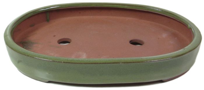 Schale - ca. 25,5 x 18 x 3,5 cm Handgemachte Bonsaischale.