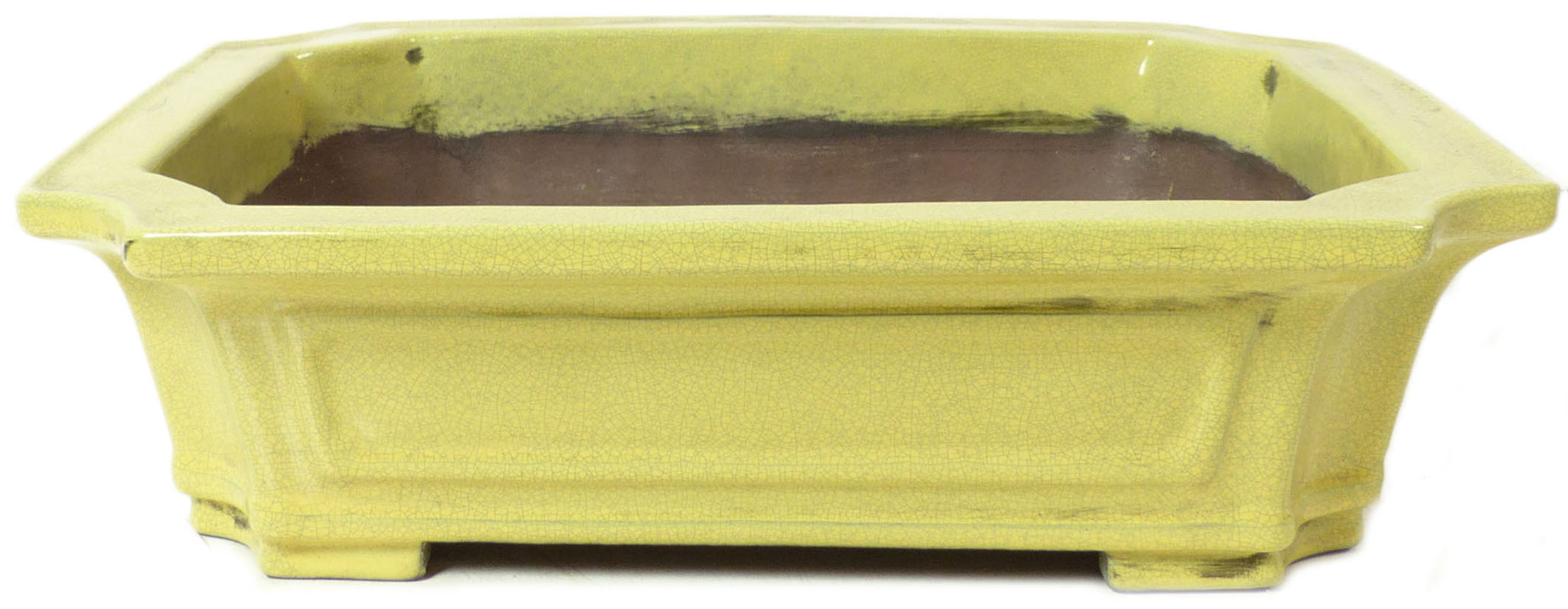 Schale - ca. 37,5 x 29,5 x 10 cm Handgemachte Bonsaischale.