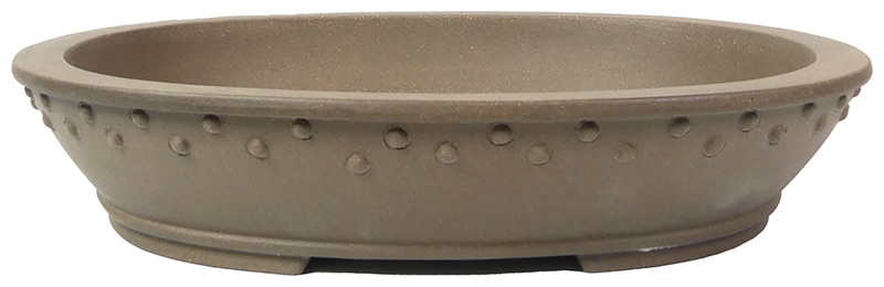 Schale - ca. 32,5 x 25,5 x 6 cm Handgemachte Bonsaischale.