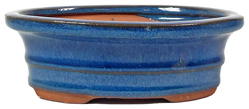 Schale - ca. 15,5 x 12 x 5 cm Handgemachte Bonsaischale.
