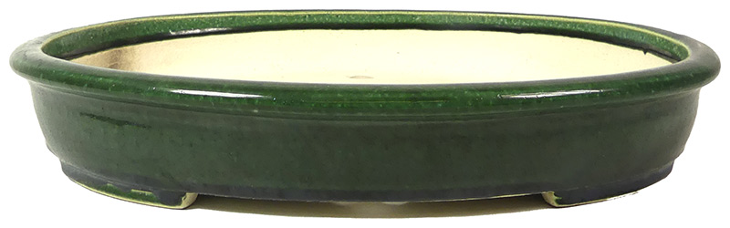 Tokonameschale MAZAN - ca. 41,5 x 34 x 6,5 cm Bonsaischale von dem Keramik-Künstler MAZAN, aus dem für seine Keramik-Produkte weltberühmten Ort Tokoname.
Die traditionsreichen Töpfereien in Tokoname stellen schon seit Jahrhunderten Schalen für Bonsai her und werden besonders für ihre überragende Ausf