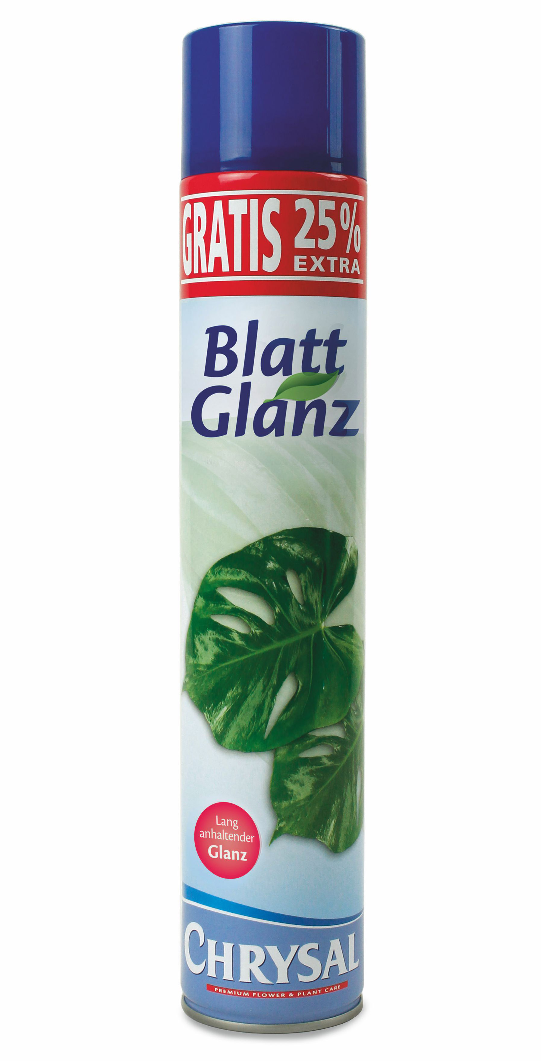 Chrysal Blattglanz Spray (750 ml) Lässt Grünpflanzen und geschnittenes Grün für Sträuße glänzen
Gibt den Blättern einen natürlichen und attraktiven Glanz
Entfernt Wasser- und Kalkflecken und beugt Staubbildung vor
 
Anwendung
Aus circa 35 cm mit schwenkenden Bewegungen einsprühen
Nich